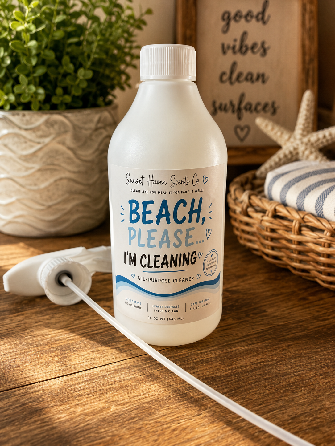 Beach Please, I’m Cleaning™ | 15 oz All-Purpose Spray Cleaner