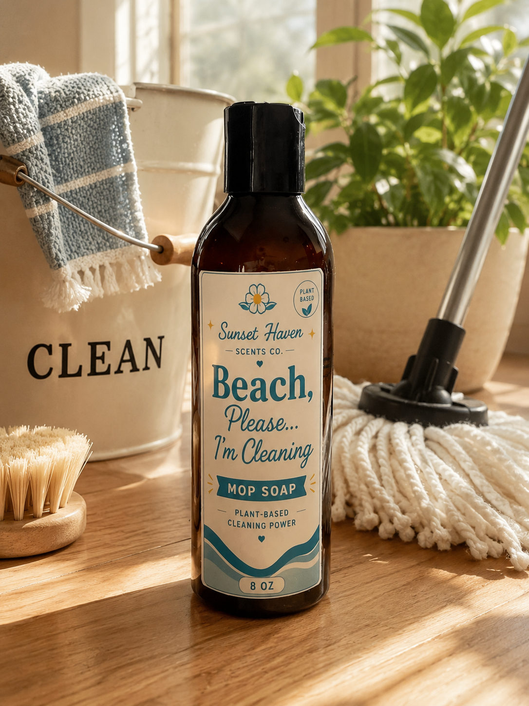 Beach Please, I’m Cleaning™ | 8 oz Scented Mop Soap
