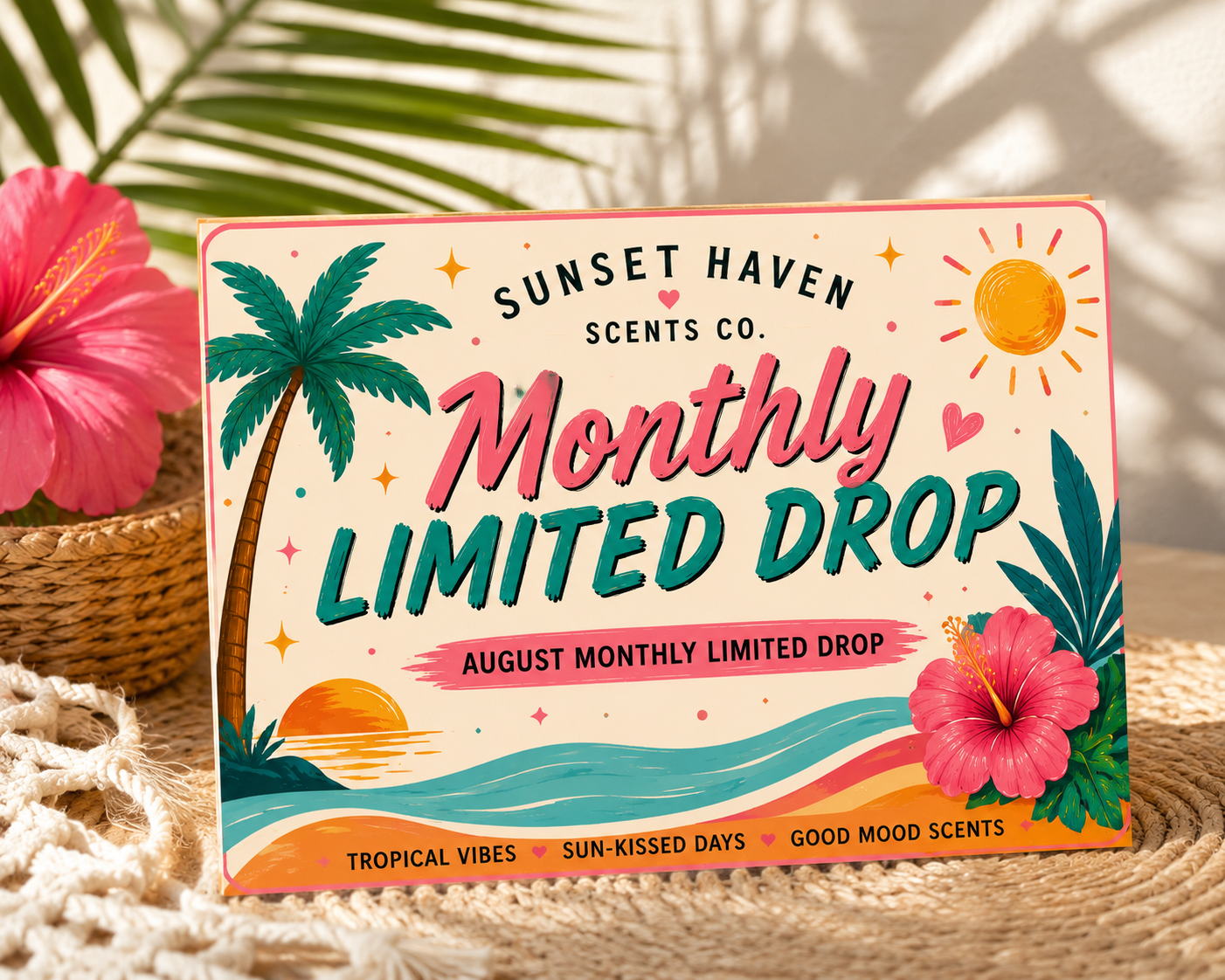🌴 August Monthly Limited Drop – Last Taste of Summer ☀️