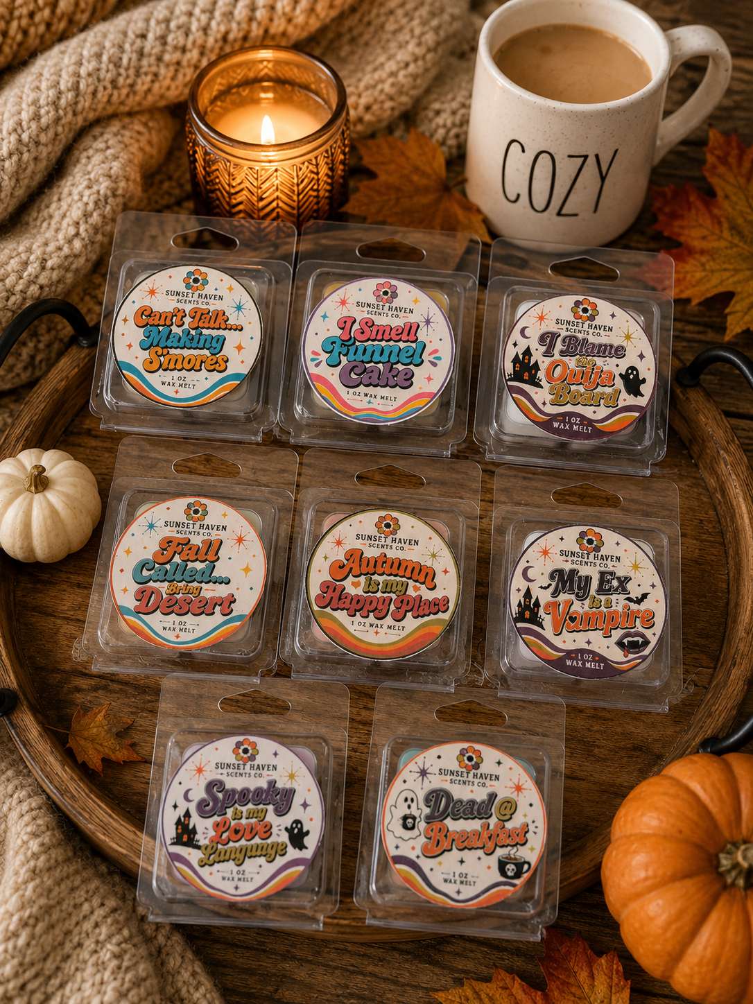 Fall & Halloween 1 oz clamshells