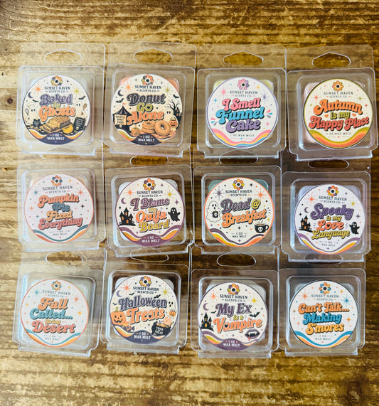 Fall & Halloween 1 oz clamshells