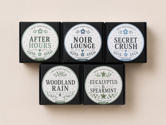 Fresh & Masculine Collection | 5 Count 1 oz Wax Melt Sample Bundle
