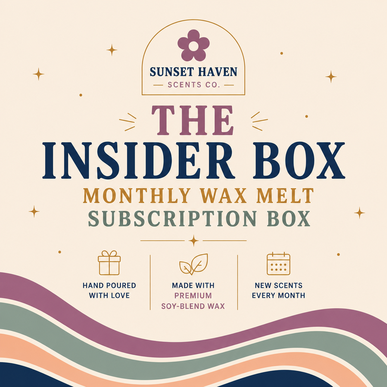 The Insider Box | Monthly Wax Melt Subscription /Hand-Poured Soy Blend