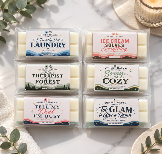 Luxury Snap Bar Wax Melts | Hand-Poured | 1.8 oz