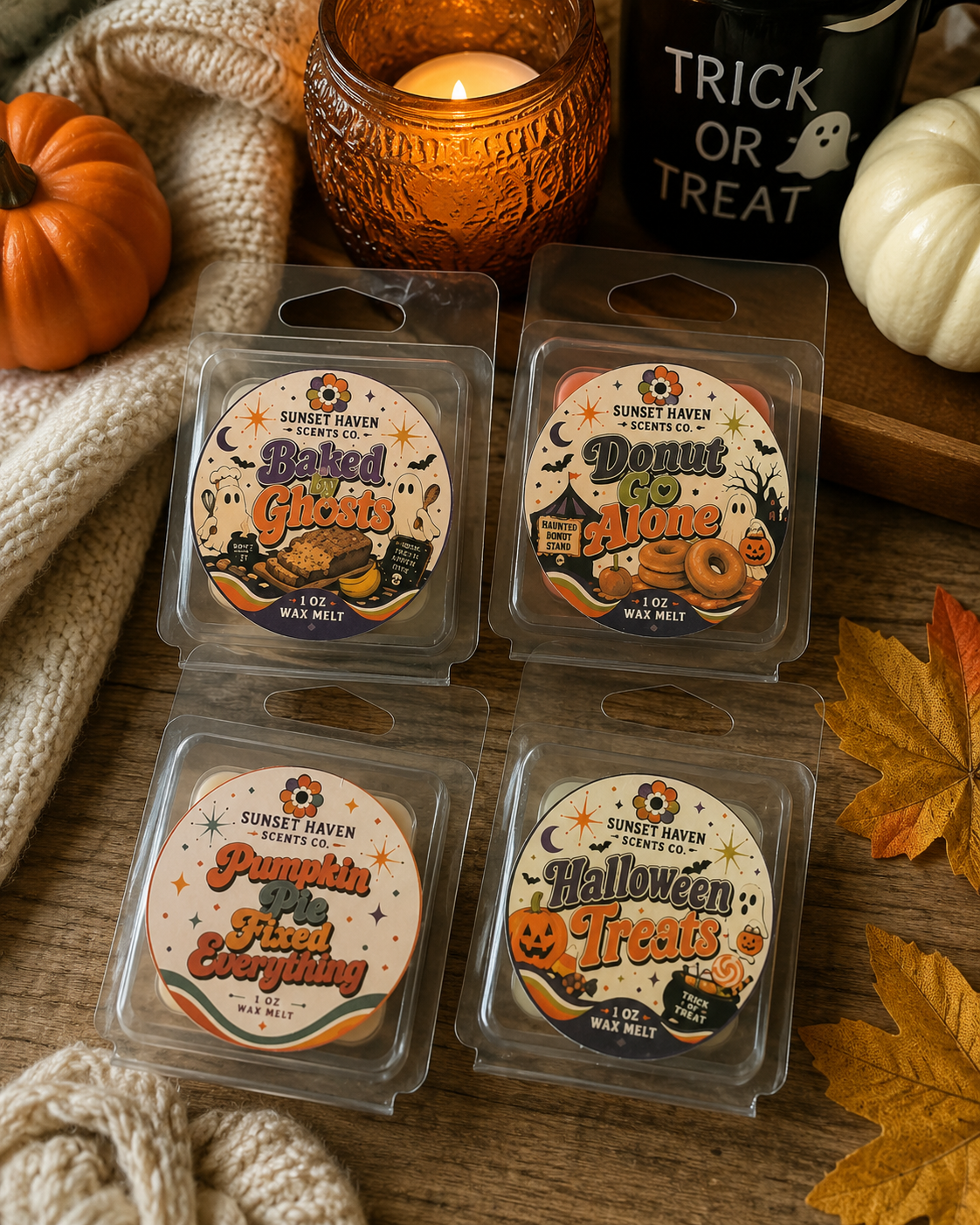 Fall & Halloween 1 oz clamshells