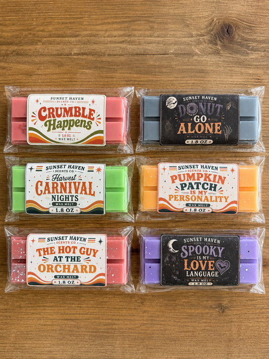 Cozy Fall & Spooky Halloween Wax Melts | 1.8 oz
