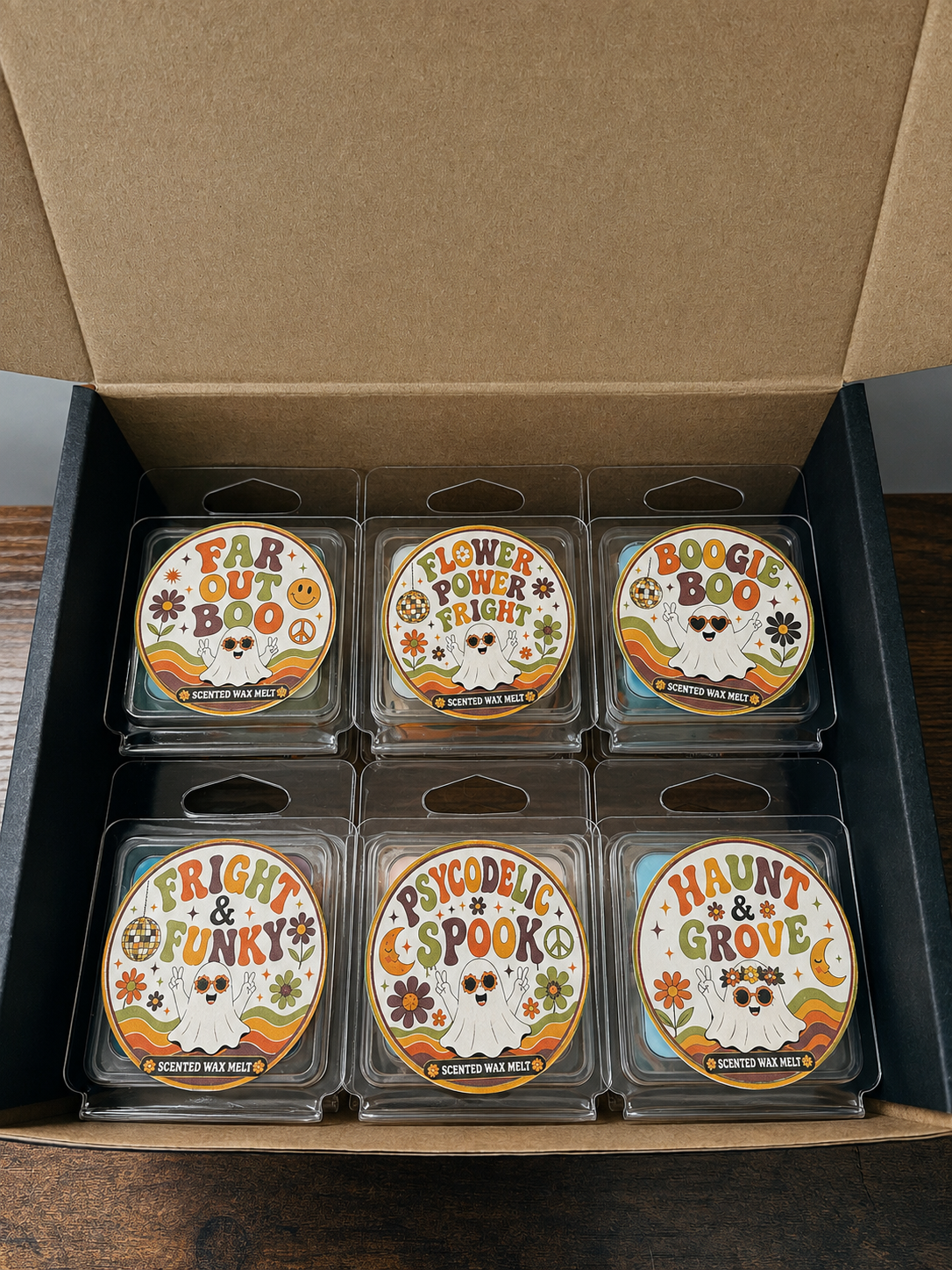 Groovy Fall & Halloween Wax Melt Box | 12 Count